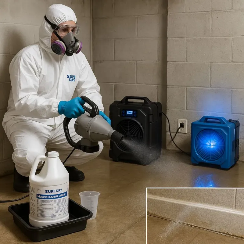 Sanitization and Odor Removal process in Lawrence, MA